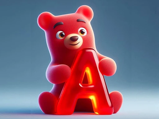 Scoppia Lettera Gommosa