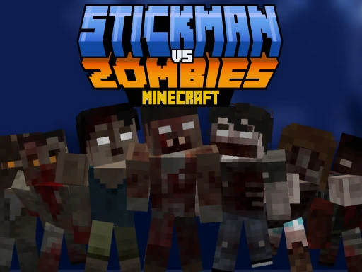 Stickman contro Zombie Minecraft